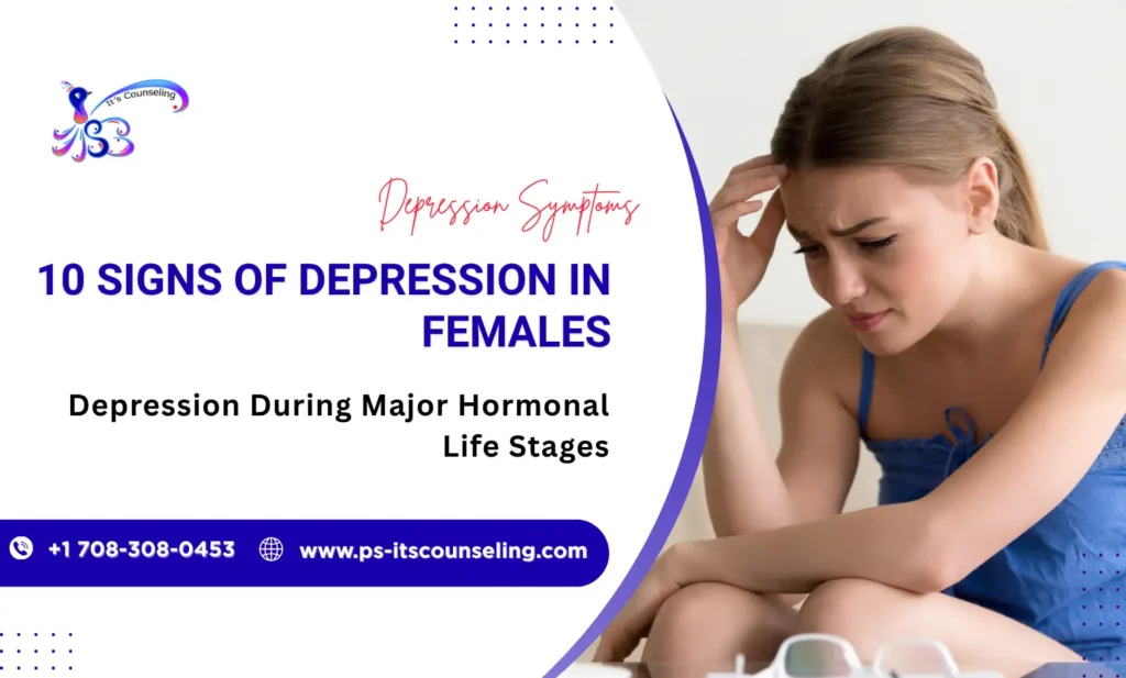 signs of depression in females